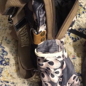 Brand new designer bag. Hand made with silk cloth.